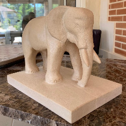 Sculpture d’éléphant